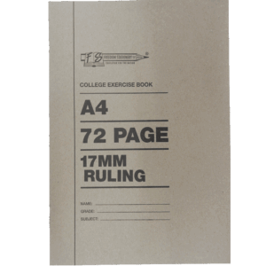BOOK COLLEGE A4 72P 17MM RULING 2086