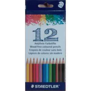 STAEDTLER WOODFREE COLOUR PENCIL 12PK