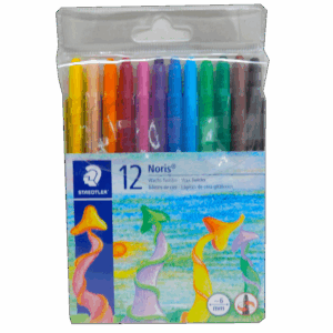 STAEDTLER NORIS TWISTERS WAX 12PC