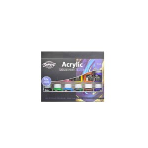 ACRYLIC PAINTS 12 COLORS 25ML