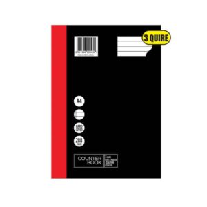 CROXLEY A4 COUNTER BOOK 3QUIRE F/M JD162FM 288PGS